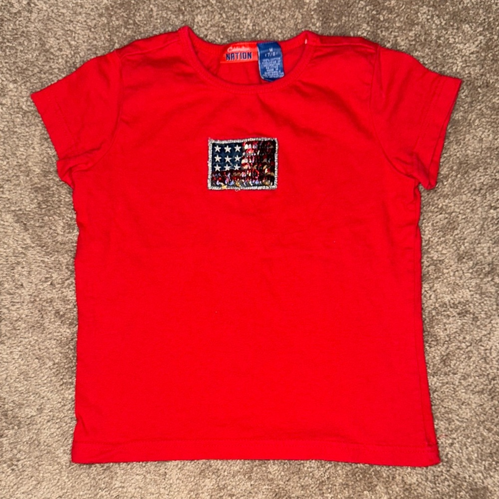 Cute patriotic kid’s tee shirt